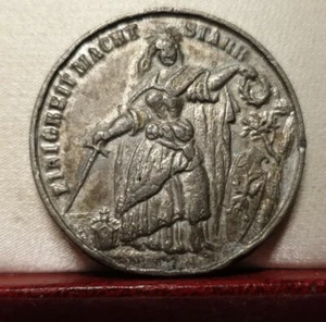 1863 germany 36mm medal shooting award - Picture 1 of 2