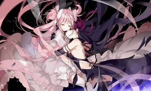 Anime Kaname Madoka Akemi Homura Mahou Shoujo Magic Playmat Gaming Matte - Bild 1 von 1