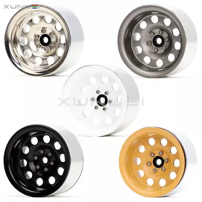 Metal 2.2" Beadlock Wheel Rim for RC 1/10 Axial SCX10 II RR10 Wraith TRX4 Truck - Image 1 of 2