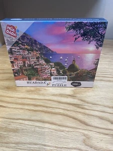 1000 Piece Huadada Picture Puzzle - Positano Seaside Town - NEW Sealed - Picture 1 of 5