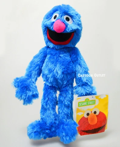 Sesame Street Soft Grover Plush STUFFED ANIMAL Kids Birthday Gift New 11 inch Cover
