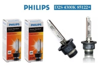 2 x NEW PHILIPS D2S 4300K XENON BULBS LAMPS VW OPEL AUDI BMW MERCEDES Warranty - Image 1 of 4