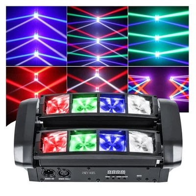 Head DJ Lights Sound Activated DMX512 4 Modes for Party Events - Image 1 of 4