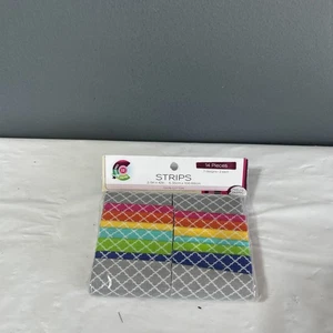 Creative Cuts 100 % Baumwolle Stoff Stips Vierfachfolie 14er Set 2f - Bild 1 von 4