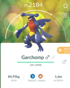 ► Pokemon Go Garchomp ♂ ► Fast Skip 24 Hour ► 3 - Bild 1 von 2