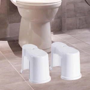 Toilet Stool Footstool Sturdy Convenient Compact Anti Slip - Bild 1 von 5