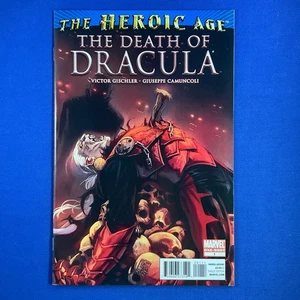 La muerte de Drácula #1 Marvel Comics 2010 One-Shot especial primera impresión 48 páginas - Imagen 1 de 4