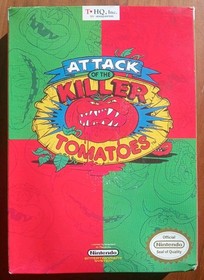 Attack Of Killer Tomatoes (Nintendo NES) Complete in Box CIB