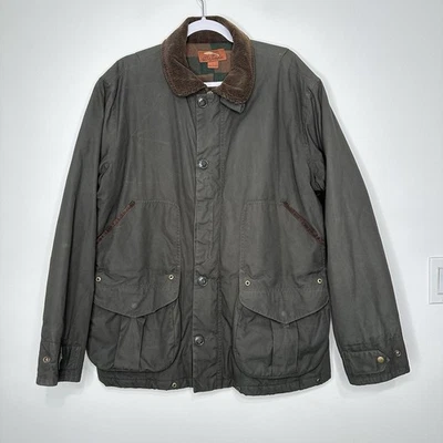 Bob Timberlake Barn Chore Jacket Coat Mens L Flannel Lined Cowboy Work Corduroy - Image 1 of 4