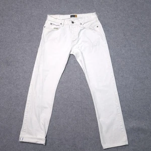 J.Crew Jeans Herren 31x30 Off White 484 Japan Selvedge Slim Button Fly Denim - Bild 1 von 20