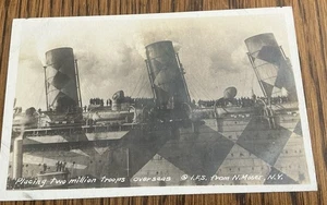 RPPC HMT Mauretania as a Transport in WW1 also served as a Hospital Ship. - Picture 1 of 10