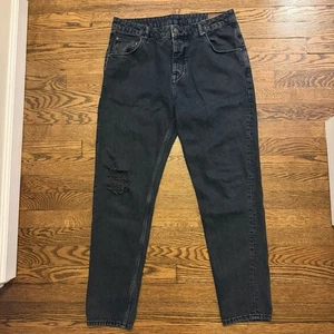 ASOS | Herren | Straight Leg | Distressed | Black Wash | Jeans | 34x34 - Bild 1 von 8