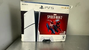 Sony PS5 Slim Edición Blu-Ray Marvel's Spider-Man 2 Paquete 1TB Videojuego... - Imagen 1 de 6