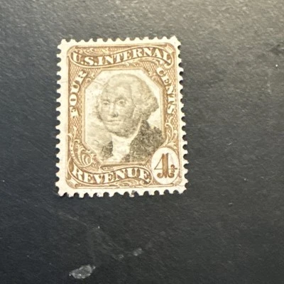 US Stamp #R136–4¢ brown & black-used Light Cancel Scv $110.00 - Image 1 of 2