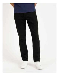 Levi's Flex Performance 502 Jet Black Regular Tapered Stretch Jean Size 36 X 32 - Picture 1 of 6