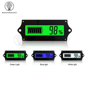 Carte indicateur batterie plomb-acide Li-ion rétroéclairage LCD 100*12V24V36V48V 2S~15S - Photo 1/21