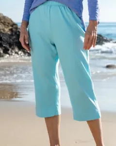 Pantalones de jersey de PRODUCTOS FRESCOS 100 % algodón talla M color turquesa usados - Imagen 1 de 1