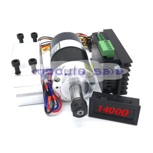 Motor de husillo CNC de alta velocidad ER11 300W soporte controlador de motor WS55-140 - Imagen 1 de 1