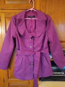 sandro purple coat