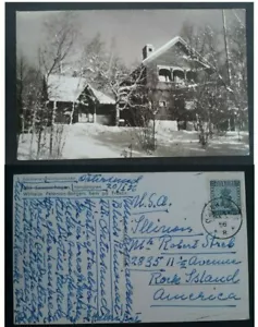 1956 Sweden Postcard " Sommerhagen Frösön" ties 25 ore stamp to USA - Picture 1 of 3