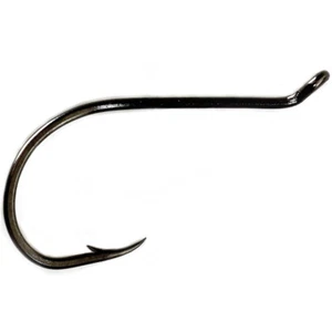 GAMAKATSU OCTOPUS HOOK - BLACK Fly Tying & Fishing Hooks Sizes 2, 4, 6, 8 NEW! - Picture 1 of 1