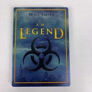 I Am Legend (DVD 2007 2 discs) Steelbook Will Smith Alice Braga Region 4 - Picture 1 of 3