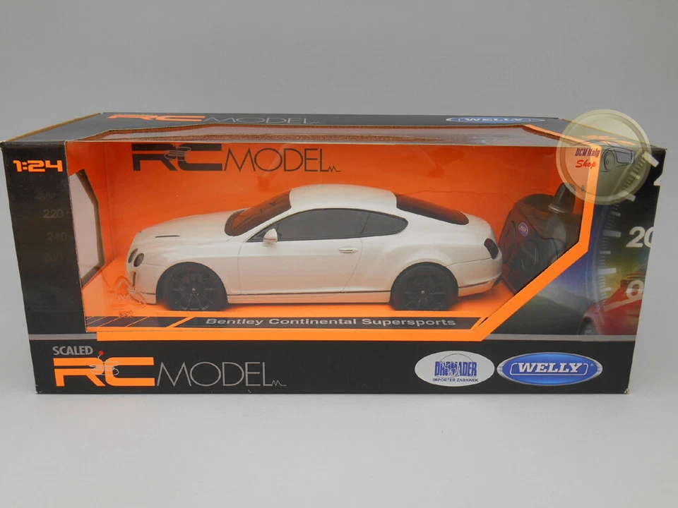 Bentley Continental Supersports - Welly RC 1:24 - WE84003WH - Immagine 1 di 1