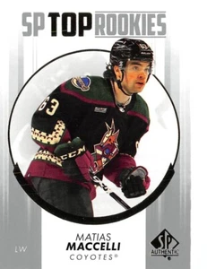 2022-23 SP Authentic Top Rookies #TR20 Matias Maccelli  **  Arizona Coyotes  ** - Picture 1 of 2