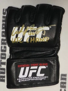 Carlos Newton Signed Official UFC Fight Glove BAS COA Pride FC Auto'd 31 34 38 - Picture 1 of 24
