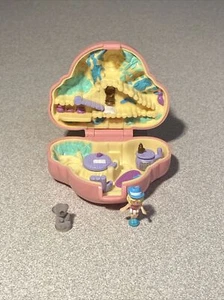 Polly Pocket Vintage 1994 Bluebird Koala Picnic Compact Toys with Doll & Koala - Picture 1 of 8