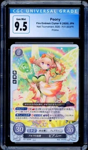 CGC 9.5 Peony: Elf of Ljósálfheimr - Fire Emblem 0 Cipher - P21-003PR - Promo GM - Picture 1 of 2
