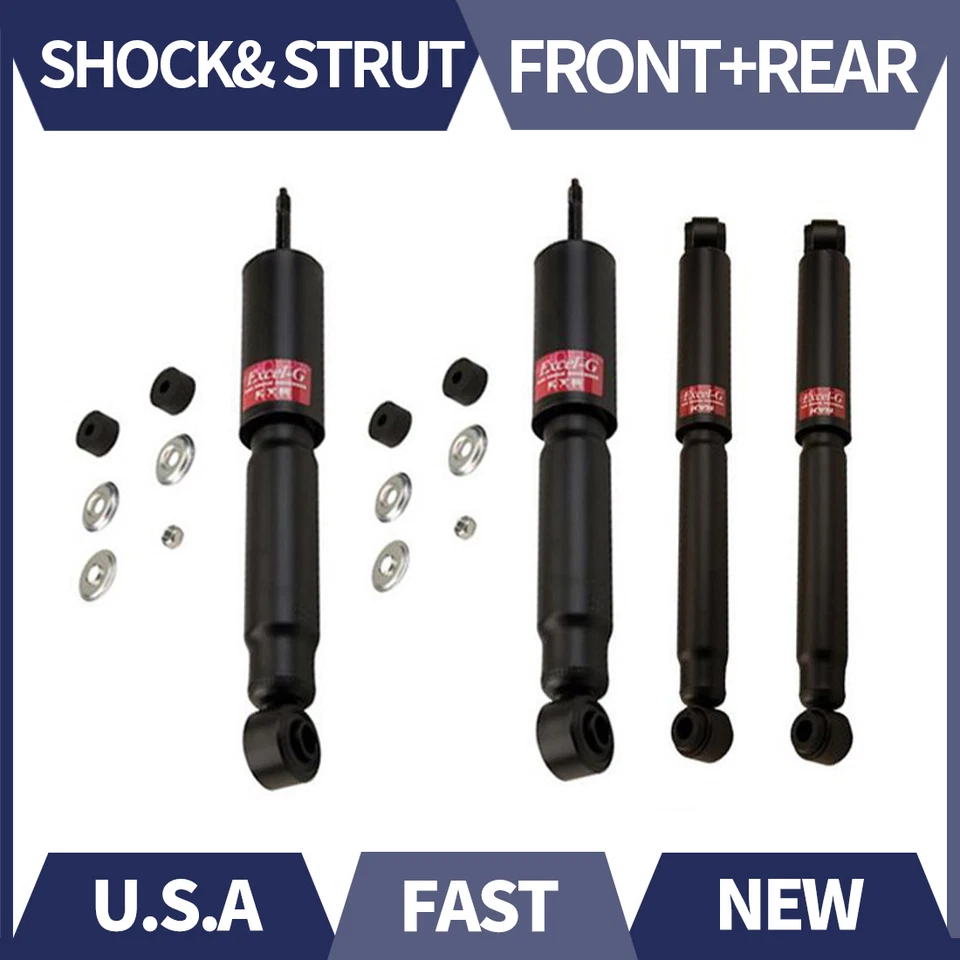 Набор из 4 амортизаторов KYB подходит для TOYOTA 4RUNNER TACOMA 1986-1989 годов выпуска - Изображение 1 из 4