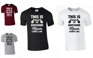 This Is What An Awesome Mamá Looks Like Día Regalo Navidad (A. Mamá, Camiseta) - Picture 1 of 5