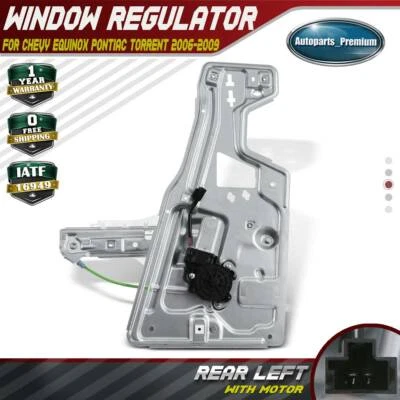 后左驱动车窗调节器带电机适用于雪佛兰 Equinox Pontiac Torrent — 第 1/4 张图片