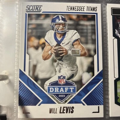 2023 Score - NFL Draft Showcase #5 Will Levis Rc - Image 1 of 2