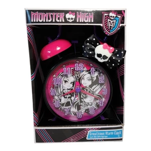 2013 Monster High Alarm Clock - 6" Growlicious Design Twin Bell Alarm Clock NOS - Bild 1 von 6