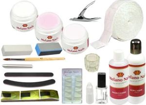 XXL Nail ACRYL Einsteiger STARTER SET 3x Acryl Puder je 30g Set-80 - Bild 1 von 9