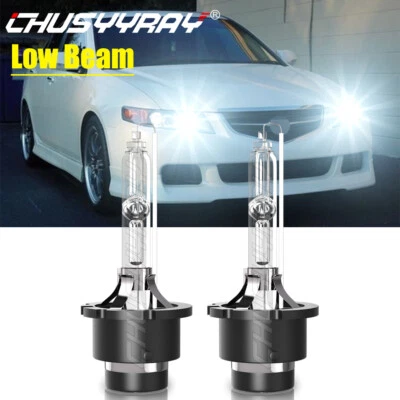 For Acura TSX 2004-2014 D2S Xenon HID Headlight Low Beam 6000K Bulbs Qty2 Stock - Image 1 of 4