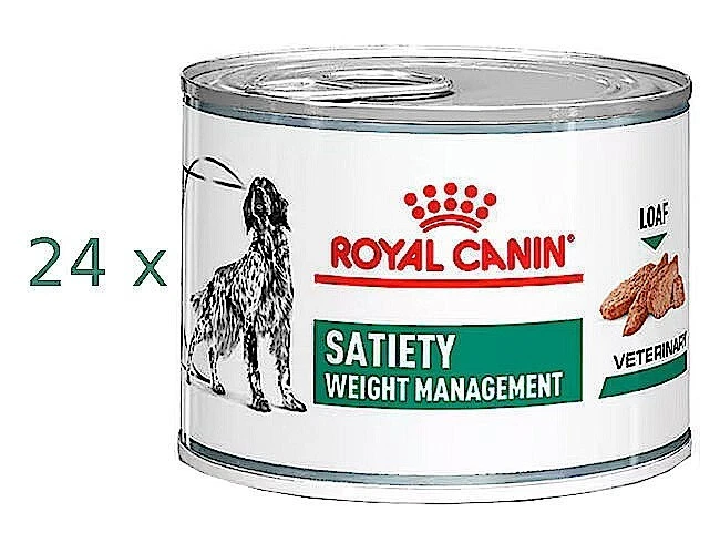 (€ 12,81/kg) Royal Canin Satiety Weight Management Mousse Hund 24 Dosen x 195 g - Bild 1 von 1