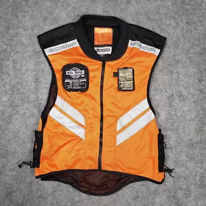Icon Motorsports Mesh Vest Super Size Asphalt Technologies Mil-Spec Orange - Picture 1 of 15