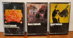 Ozzy Osbourne Black Sabbath Heavy Metal Cassette Collection 60s/80s Rock - Picture 1 of 6