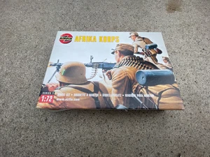 1:72 AIRFIX AFRIKA KORPS Toy Plastic Soliders 48 Piece Set Age 8+ Opened Box - Picture 1 of 6