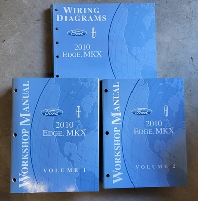 Ford Edge Lincoln MKX 2010 juego de diagramas de cableado manual de servicio de fábrica OEM Foto 1 de 4