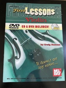 Mel Bay. First lessons Violin. Includes CD & DVD. #4 - Picture 1 of 5
