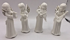 Vintage 4er Set Porzellan Engel Artmark Chicago Ltd Schatzkammer der Geschenke - Bild 1 von 6