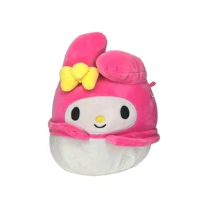 Plush Squishmallows My Melody by Sanrio 9" - 2021 Stuffed Animal White/Pink - Picture 1 of 4