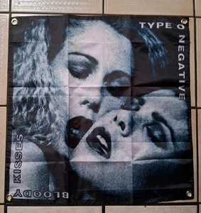 Type O Negative Bloody Kisses 2x2 Ft Fabric Tapestry Banner Flag - Picture 1 of 1