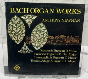 "Bach Organ Works" by Anthony Newman - Vintage LP Vinyl Record - Good Condition - Picture 1 of 4