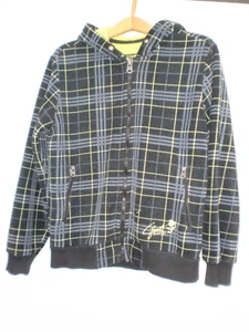 grau karierte Fleece Jacke Gr. S von Much More - Bild 1 von 5