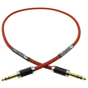 6,3 mm (1/4") TRS Symmetrisch / Stereo Verbindungskabel OCC | Silber | SPOFC - Bild 1 von 3